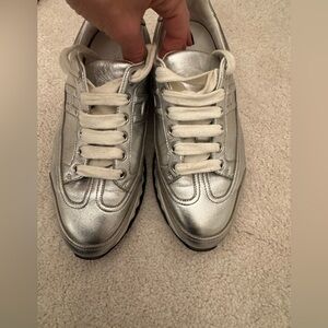 Hermes Silver Women's Sneakers